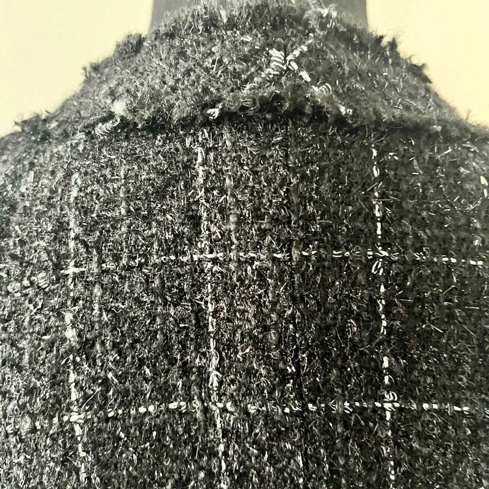CHANEL Classic Couture Tweed Slim Zip Jacket - French 36